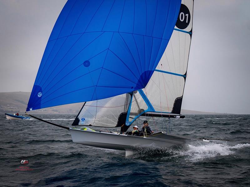 49erFX winners John Cooley and Simon Murnaghan - 2019 Zhik 9er Australian Championship - photo © Hartas Productions