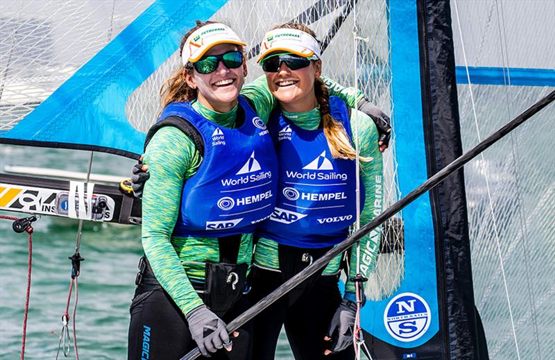 2019 Hempel World Cup Series Miami photo copyright World Sailing taken at  and featuring the 49er FX class