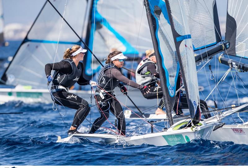 Alex Maloney and Molly Meech - NZL Sailing Team - Trofeo Princesa Sofia Iberostar - Day 2 - April 2, 2019 - photo © Sailing Energy