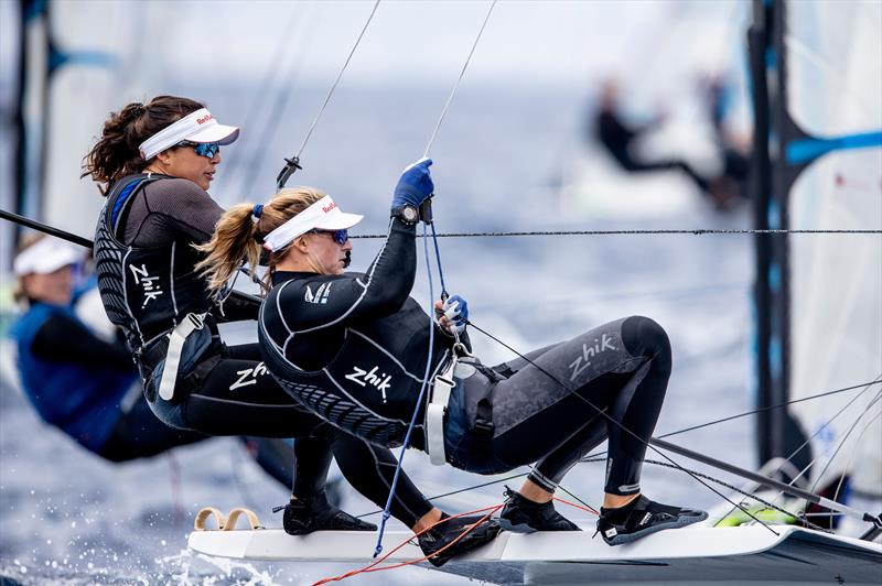 Alex Maloney and Molly Meech - 49erFX - NZL Sailing Team - Trofeo Princesa Sofia Iberostar - Day 3 - April 3, 2019 - photo © Sailing Energy