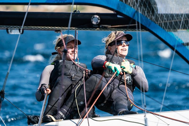 Tess Lloyd and Jaime Ryan are best placed 49erFX crew - Princess Sofia Trophy 2019 photo copyright Beau Outteridge taken at  and featuring the 49er FX class