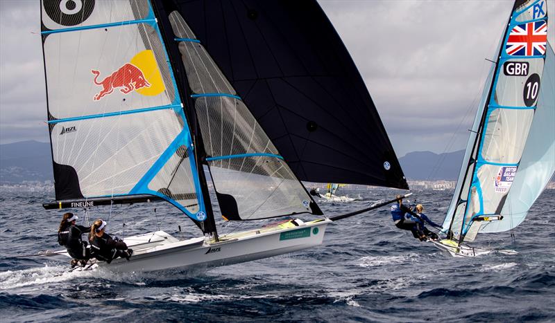 Alex Maloney and Molly Meech - 49erFX - NZL Sailing Team - Trofeo Princesa Sofia Iberostar - Day 5 - April 5, 2019 photo copyright Sailing Energy taken at Real Club Náutico de Palma and featuring the 49er FX class