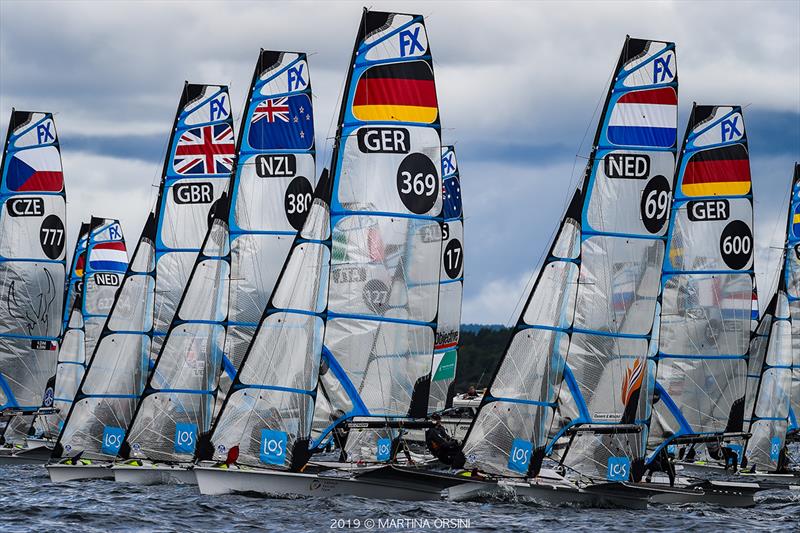 2019 Junior World Championship photo copyright Martina Orsini taken at  and featuring the 49er FX class