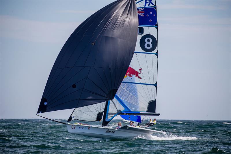 Alex Maloney / Molly Meech (NZL) - 49erFX - Enoshima , Round 1 of the 2020 World Cup Series - August 31, 2019  photo copyright Jesus Renedo / Sailing Energy taken at  and featuring the 49er FX class