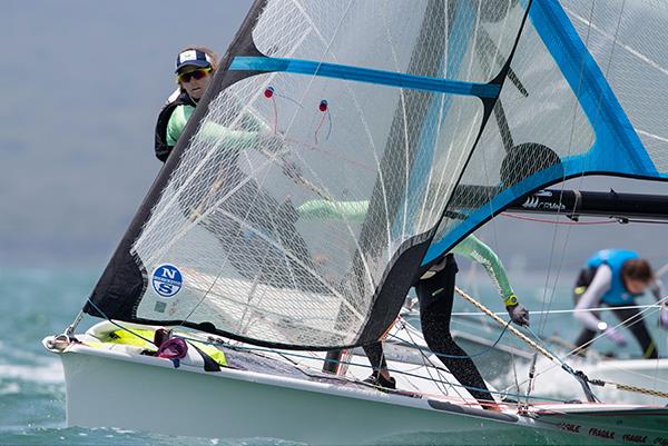 Hyundai 49er, 49erFX & Nacra 17 Oceania Championship - Day 2 photo copyright Matias Capizzano taken at Royal Akarana Yacht Club and featuring the 49er FX class