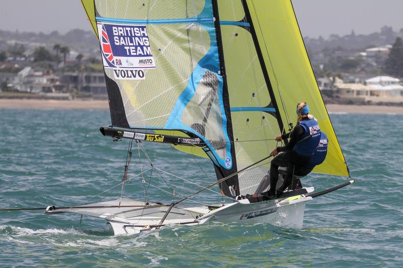 49er FX - Hyundai World Championships, Oceania Championship, Day 2, November 26, 2019 , Royal Akarana Yacht Club. - photo © Richard Gladwell / Sail-World.com