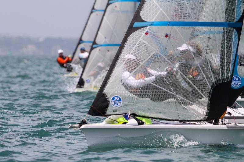 49er FX - Hyundai World Championships, Oceania Championship, Day 2, November 26, 2019 , Royal Akarana Yacht Club photo copyright Richard Gladwell / Sail-World.com taken at Royal Akarana Yacht Club and featuring the 49er FX class