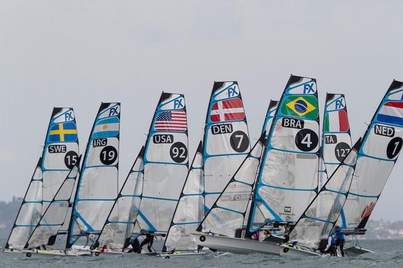 2019 Hyundai 49er, 49erFX and Nacra 17 World Championships - Day 5 photo copyright Matias Capizzano taken at Royal Akarana Yacht Club and featuring the 49er FX class