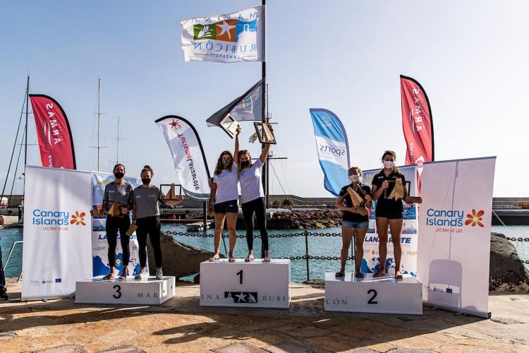 2021 Lanzarote International Regatta photo copyright Sailing Energy / Lanzarote International Regatta taken at  and featuring the 49er FX class