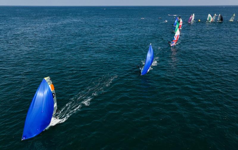 2021 Nacra 17, 49erFX and 49er World Championships in Mussanah - Day 1 - photo © Sailing Energy / Oman Sail