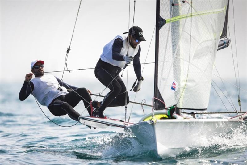 2021 Nacra 17, 49erFX and 49er World Championships in Mussanah - Day 3 photo copyright Sailing Energy / Oman Sail taken at  and featuring the 49er FX class