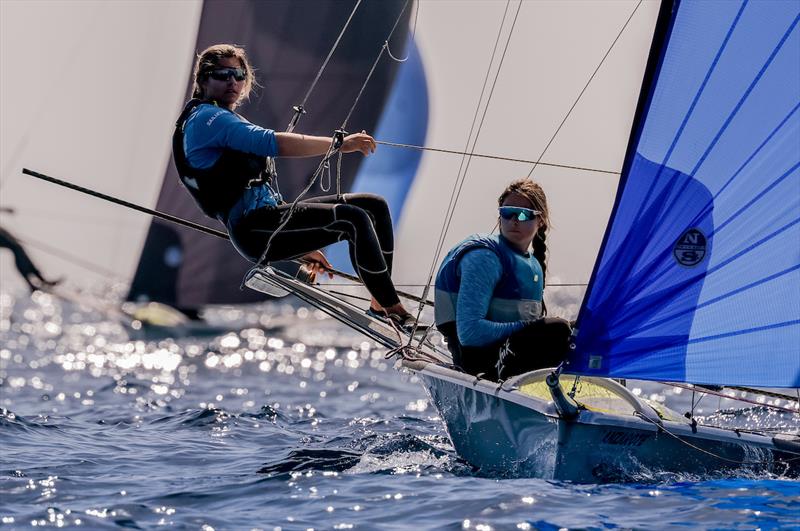 Kahena Kunze and Martine Grael win the women's category (49erFX) - Lanzarote International Regatta 2022 photo copyright Sailing Energy taken at  and featuring the 49er FX class