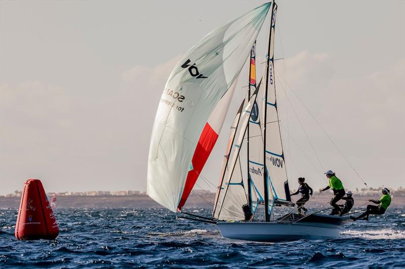 Lanzarote International Regatta 2022 photo copyright Sailing Energy taken at  and featuring the 49er FX class