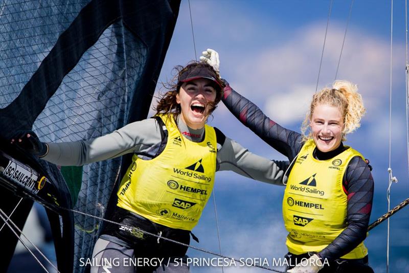 51 Trofeo Princesa Sofía Mallorca photo copyright Sailing Energy taken at Real Club Náutico de Palma and featuring the 49er FX class