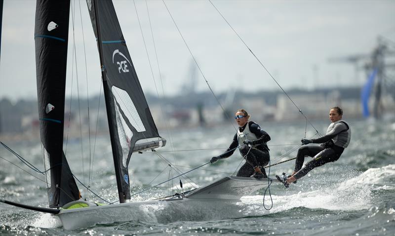 49er FX - Day 4 - European Championships - Aarhus, Denmark - July 2022 - photo © Peter Brogger