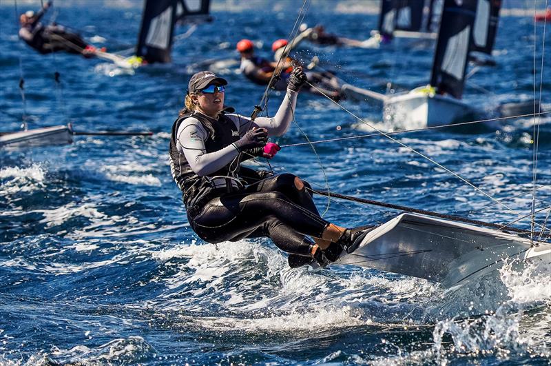 Alex Maloney and Olivia Hobbs (NZL) - 49er FX -World Championship August 31st - September 5th, 2022, Halifax, Nova Scotia, Canada - photo © Sailing Energy