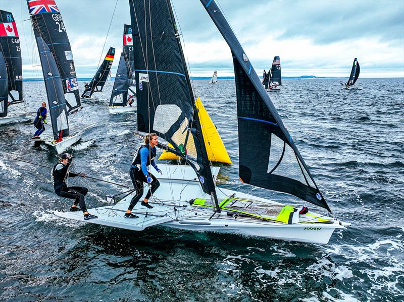 Jo Aleh and Molly Meech - 49er FX - (NZL) - Day 6 - World Sailing Championships - Nova Scotia - September 2022 - photo © Sailing Energy