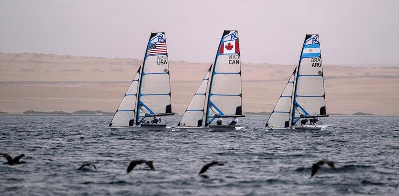 49erFx fleet - US Open Sailing Series photo copyright Sail Canada taken at Sail Canada and featuring the 49er FX class