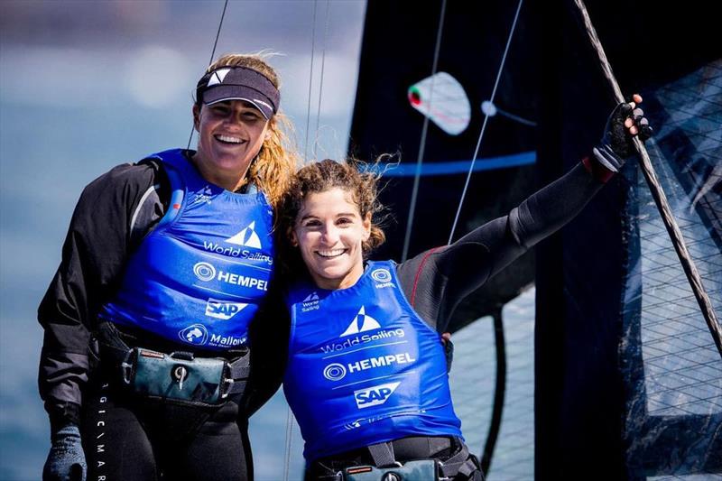 Martine and Kahena were runners-up at Princesa Sofía in 2022 photo copyright Sailing Energy taken at Real Club Náutico de Palma and featuring the 49er FX class
