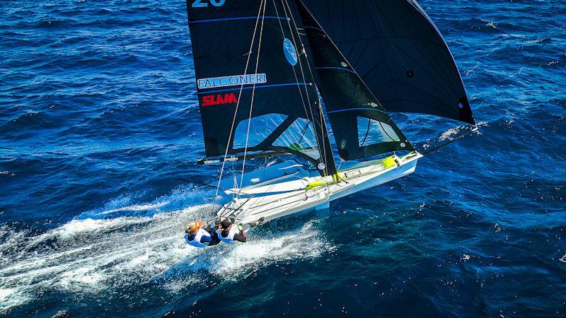 54th Semaine Olympique Française - Toulon Provence Méditerranée Day 2 photo copyright Sailing Energy / Semaine Olympique Française taken at COYCH Hyeres and featuring the 49er FX class