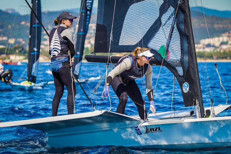 Day 3 - NZL Sailing Team - Semaine Olympique Francais - April 26, 2023 photo copyright Sailing Energy taken at  and featuring the 49er FX class