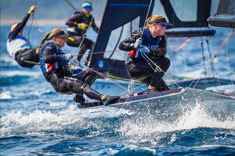 Stephanie Roble & Maggie Shea, 49er FX: 54th Semaine Olympique Française – Toulon Provence Méditerranée  - photo © Sailing Energy / Semaine Olympique Française