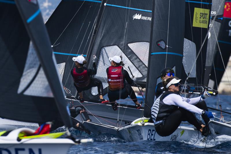 49erFX- Paris 2024 Olympic Sailing Test Event, Marseille, France - Day 5 - July 13, 2023 - photo © Vincent Curutchet / World Sailing