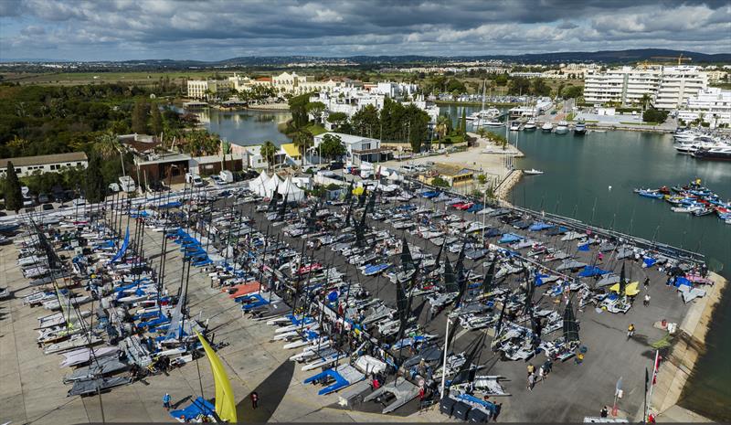 Boat Park - 49er, 49erFX and Nacra 17  European Championships, Vilamoura, November 2023 - photo © Joao Costa Ferreira