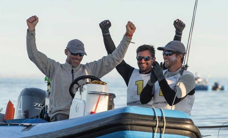 Second title a long time coming for Næss and Ronningen - Nacra 17, 49er and 49er FX European Championship photo copyright Prow Media 2023 taken at Vilamoura Sailing and featuring the 49er FX class