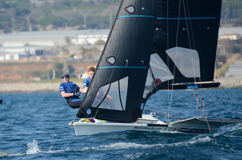 British duo of William Pank and Hannah Morris - MedSailing 2024 FX Open Series - photo © Alfredo Llobet