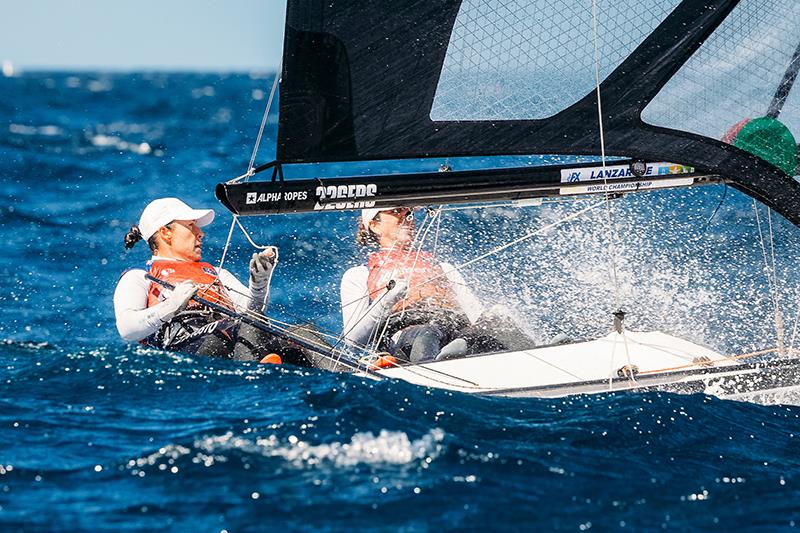 49er and 49erFX Worlds at Lanzarote day 1 - photo © Sailing Energy / Lanzarote Sailing Center