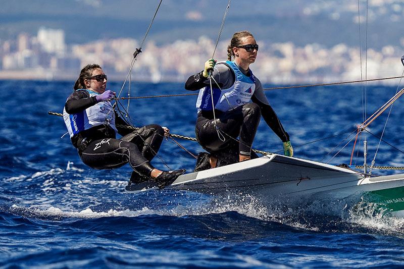 Olivia Price and Evie Haseldine photo copyright Sailing Energy taken at  and featuring the 49er FX class