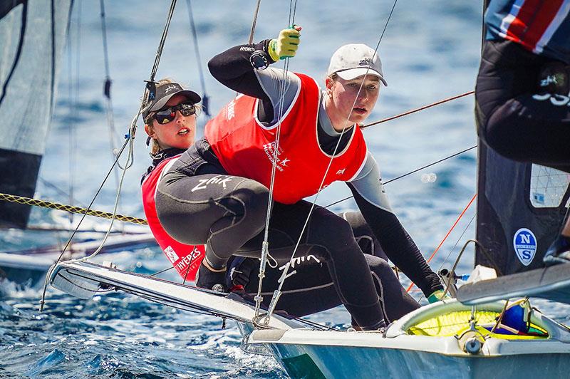 Olivia Price and Evie Haseldine - 54th Semaine Olympique Française - Toulon Provence Méditerranée photo copyright Sailing Energy taken at Australian Sailing and featuring the 49er FX class