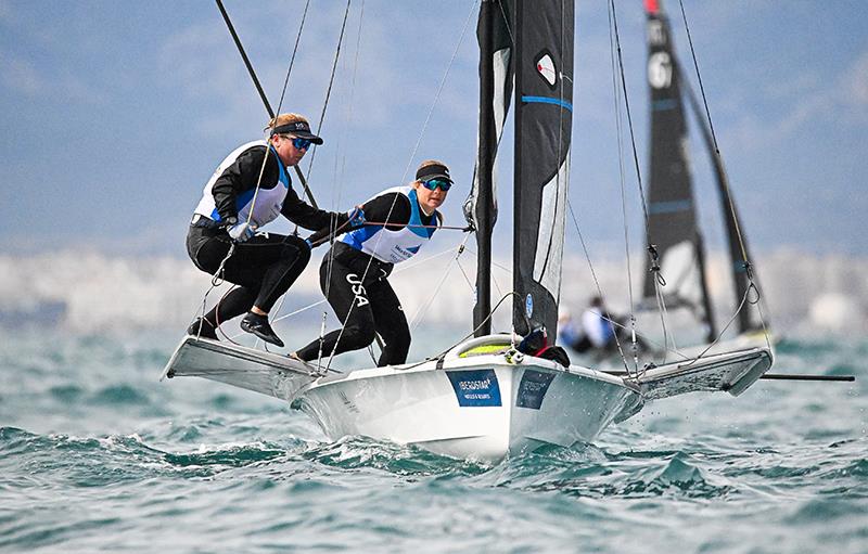 2024 Trofeo Princesa Sofía - Day 5 photo copyright Allison Chenard / US Sailing Team taken at  and featuring the 49er FX class