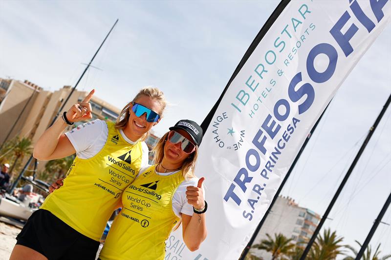 Jana Germani and Giorgia Bertuzzi - 53rd Trofeo Princesa Sofía Mallorca by Iberostar photo copyright Sailing Energy / Trofeo Princesa Sofía taken at Real Club Náutico de Palma and featuring the 49er FX class