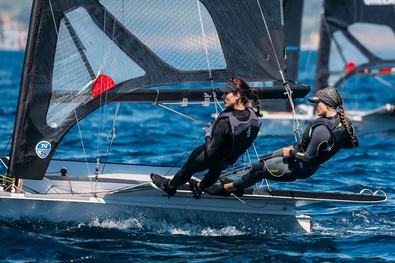 Last Chance Regatta at Hyères Day 1 photo copyright Sailing Energy / World Sailing taken at COYCH Hyeres and featuring the 49er FX class