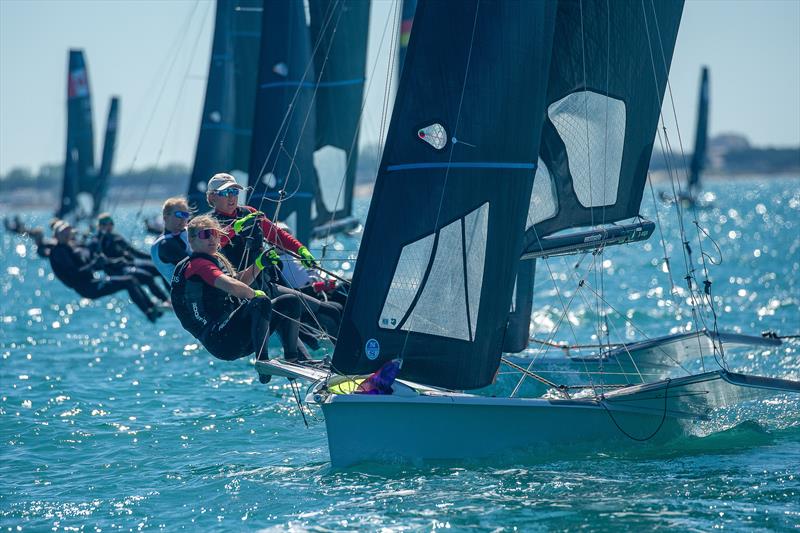 49er and 49erFX Europeans at La Grande Motte Day 3 - photo © YCGM / Didier Hillaire