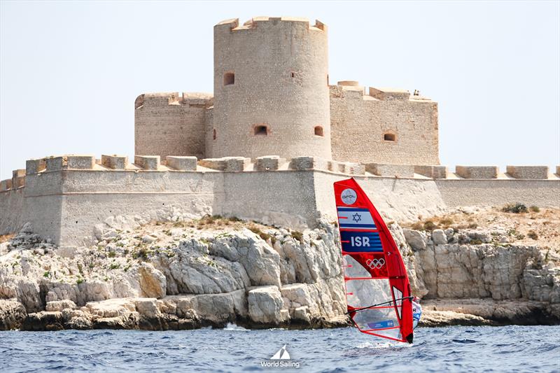 Sharon Kantor (ISR) - Windsurfer Marathon- Marseille - Paris2024 Olympic Regatta - July 31, 2024 - photo © World Sailing / Lloyd Images