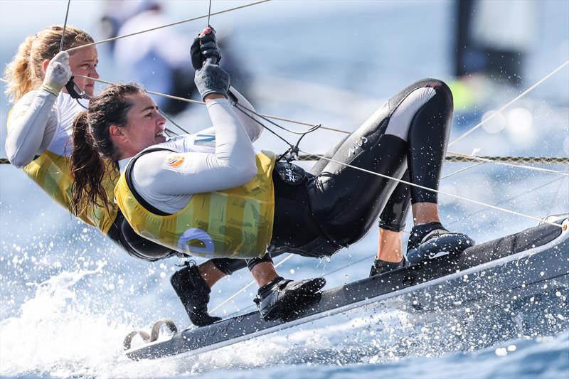 Women's Skiff racing on July 31 in Marseille at the Paris 2024 Olympic Regatta - photo © World Sailing / Lloyd Images