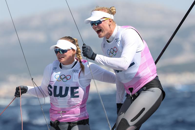 Women's Skiff racing on July 31 in Marseille at the Paris 2024 Olympic Regatta - photo © World Sailing / Lloyd Images