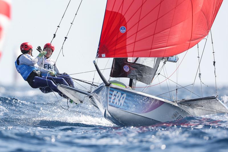 Women's Skiff racing on July 31 in Marseille at the Paris 2024 Olympic Regatta - photo © World Sailing / Lloyd Images