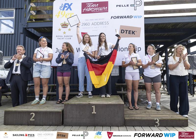 49er and 49erFX Junior World Championship 2025 Prize Giving - photo © Sailing.Pics / Mogens Hansen