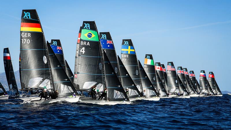 49er, 49erFX, and Nacra 17 Worlds Day 2 - photo © Sailing Energy