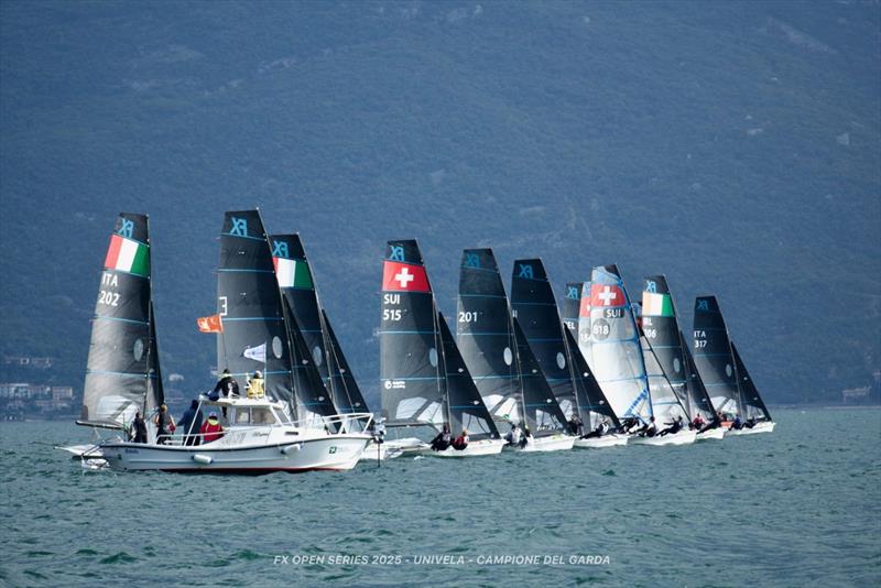 49erFX Open Series Lago di Garda 2025 photo copyright Campione del Garda taken at  and featuring the 49er FX class
