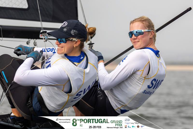 8th Portugal Grand Prix Round 2 Day 1 photo copyright Prow Media taken at Vilamoura Sailing and featuring the 49er FX class