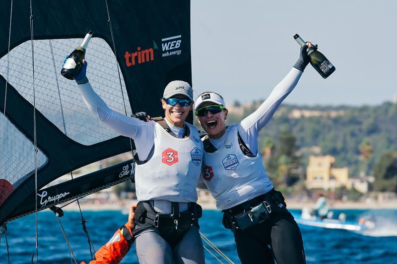 Georgia and Antonia Lewin-Lafrance (CAN) - 2025 49er, 49erFx, Nacra 17 Worlds Cagliari - photo © Sailing Energy