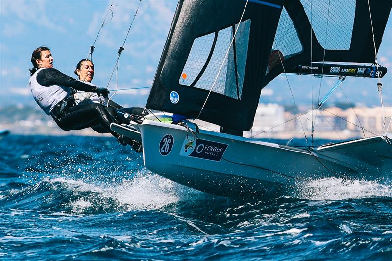 Barceló / Cantero (ESP), 49erFX - 55th Trofeo Princesa Sofia Mallorca by FERGUS Hotels - Day 1 photo copyright Sailing Energy / Trofeo Princesa Sofía taken at Real Club Náutico de Palma and featuring the 49er FX class