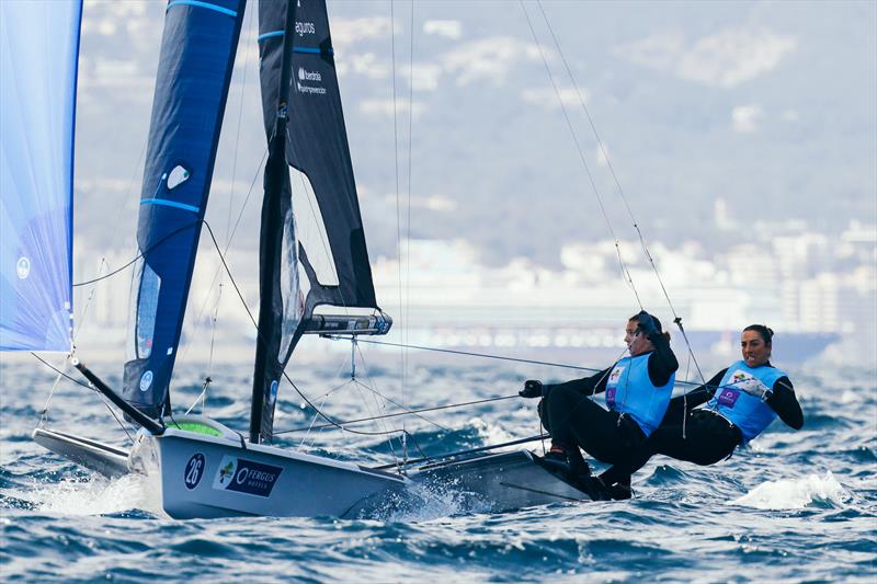 Barceló / Cantero (ESP), 49erFX - 55th Trofeo Princesa Sofia Mallorca by FERGUS Hotels - Day 3 photo copyright Sailing Energy / Trofeo Princesa Sofía taken at Real Club Náutico de Palma and featuring the 49er FX class