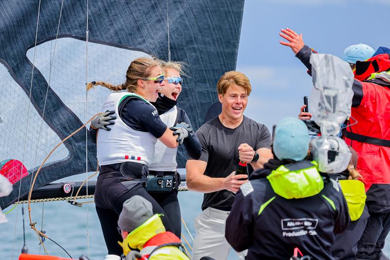 2026 49er, 49erFX & Nacra 17 Worlds at Quiberon photo copyright Sailing Energy taken at Institut National du Nautisme and featuring the 49er FX class