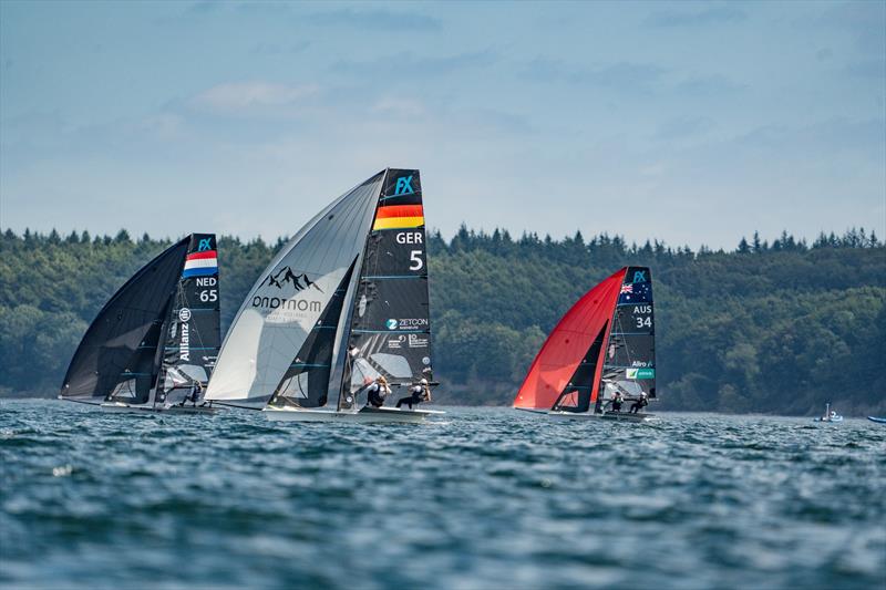 49er, 49er Fx and Nacra 17 World Championships day 3 - photo © NIMANET - Niklas Mattes